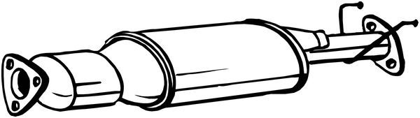 Suodžių / kietųjų dalelių filtras, išmetimo sistema KLOKKERHOLM 095-227