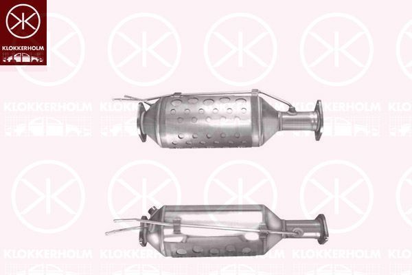 Suodžių / kietųjų dalelių filtras, išmetimo sistema KLOKKERHOLM 25568601