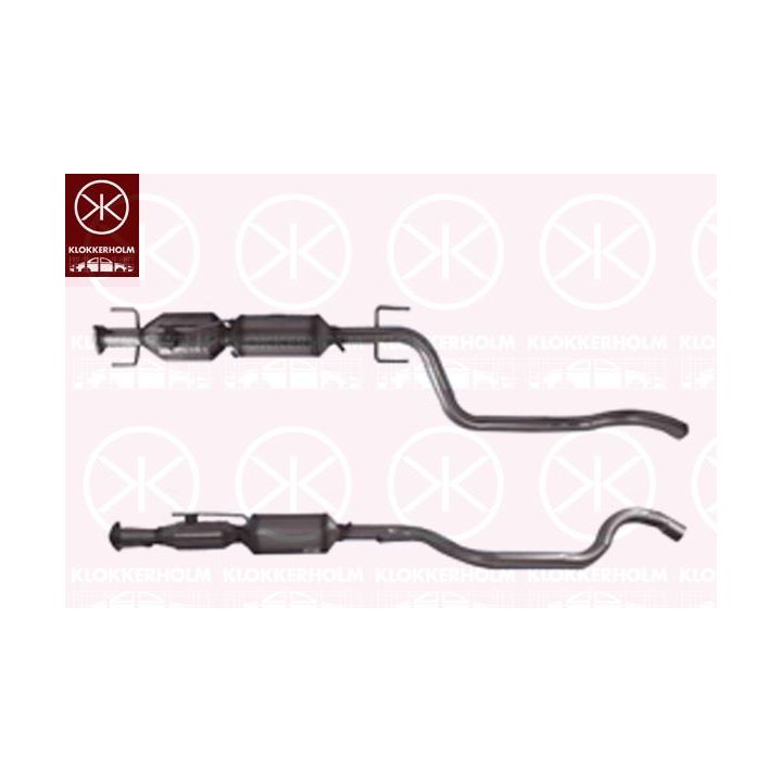 Suodžių / kietųjų dalelių filtras, išmetimo sistema KLOKKERHOLM 50638601