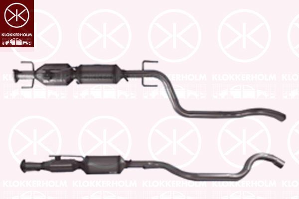 Suodžių / kietųjų dalelių filtras, išmetimo sistema KLOKKERHOLM 50638601