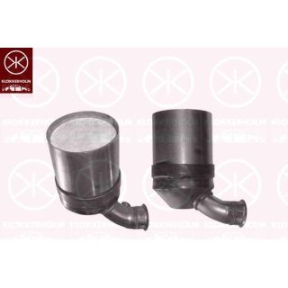 Suodžių / kietųjų dalelių filtras, išmetimo sistema KLOKKERHOLM 55088602