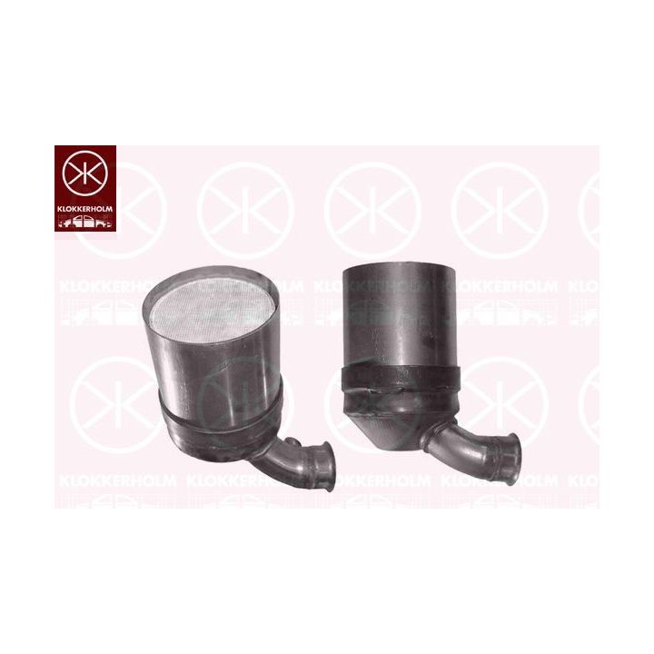 Suodžių / kietųjų dalelių filtras, išmetimo sistema KLOKKERHOLM 55088602