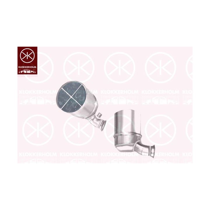 Suodžių / kietųjų dalelių filtras, išmetimo sistema KLOKKERHOLM 55098600