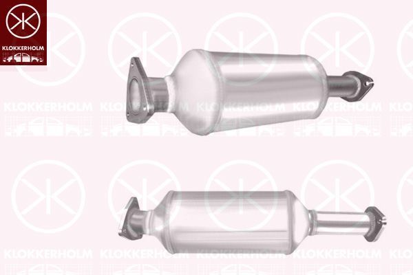 Suodžių / kietųjų dalelių filtras, išmetimo sistema KLOKKERHOLM 68148601