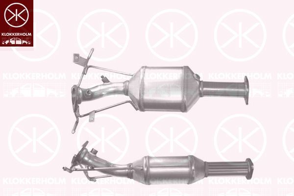 Suodžių / kietųjų dalelių filtras, išmetimo sistema KLOKKERHOLM 90578600
