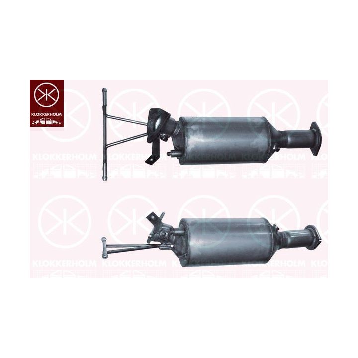 Suodžių / kietųjų dalelių filtras, išmetimo sistema KLOKKERHOLM 90608601