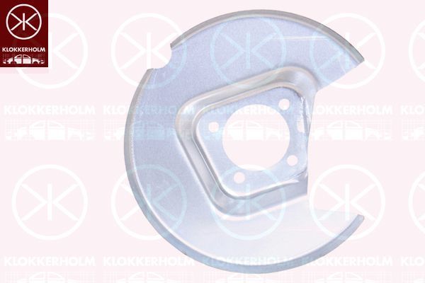 Apsauginis skydas, stabdžių diskas KLOKKERHOLM 5528876