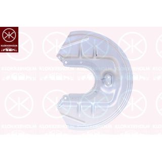 Apsauginis skydas, stabdžių diskas KLOKKERHOLM 5537870