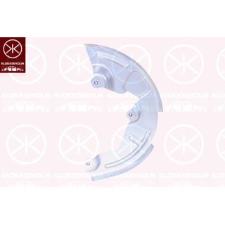Apsauginis skydas, stabdžių diskas KLOKKERHOLM 6089377
