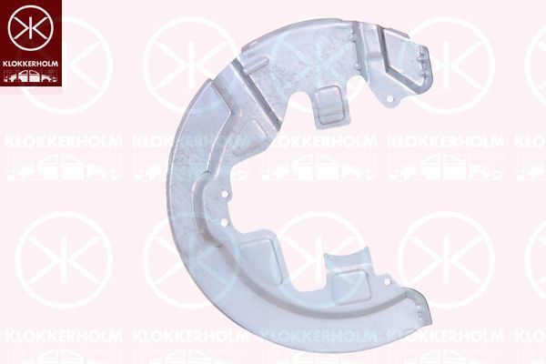 Apsauginis skydas, stabdžių diskas KLOKKERHOLM 6425376
