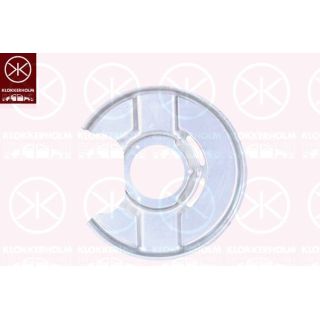 Apsauginis skydas, stabdžių diskas KLOKKERHOLM 6521370