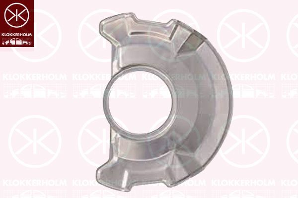 Apsauginis skydas, stabdžių diskas KLOKKERHOLM 6814379