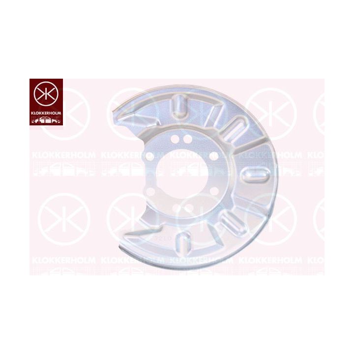 Apsauginis skydas, stabdžių diskas KLOKKERHOLM 6826870
