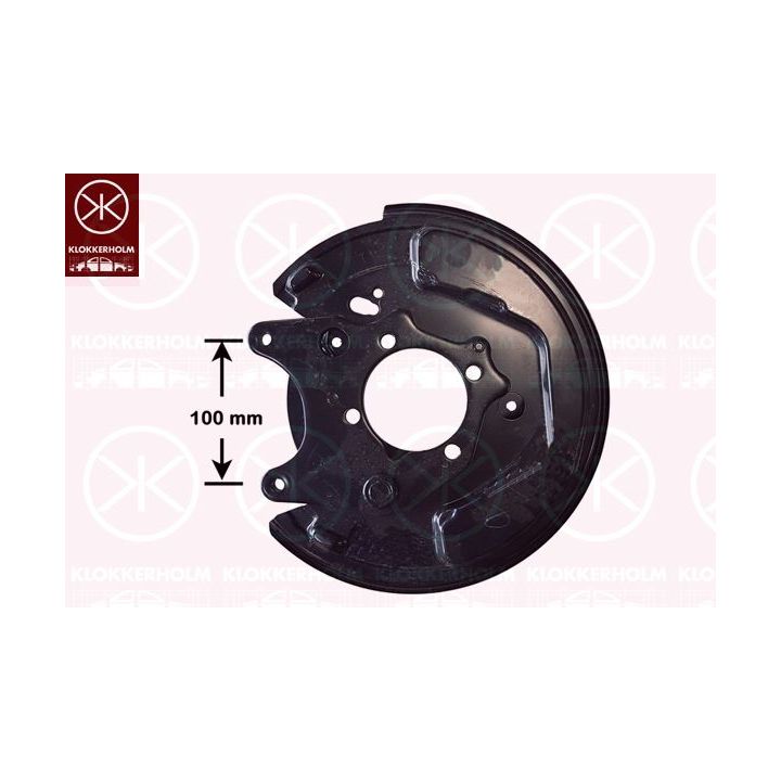 Apsauginis skydas, stabdžių diskas KLOKKERHOLM 8169878