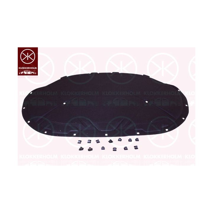 Garso izoliacijos medžiaga, variklio niša KLOKKERHOLM 75222850