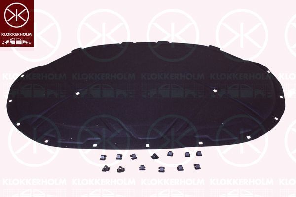 Garso izoliacijos medžiaga, variklio niša KLOKKERHOLM 75222850