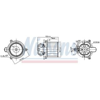 Vidaus pūtiklis NISSENS 87626