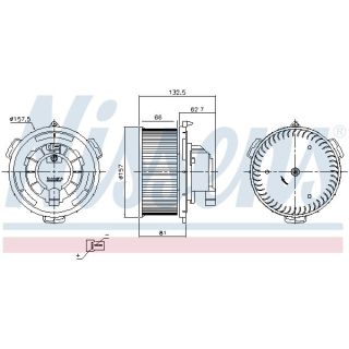 Vidaus pūtiklis NISSENS 87650