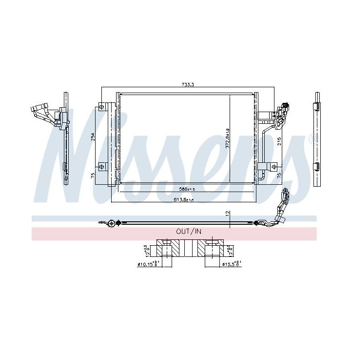 Kondensatorius, oro kondicionierius NISSENS 940984
