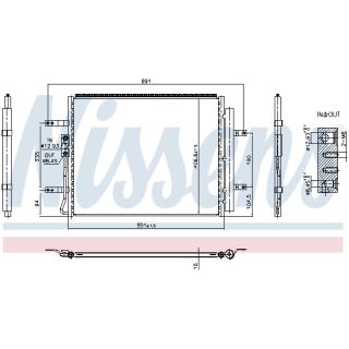 Kondensatorius, oro kondicionierius NISSENS 940985