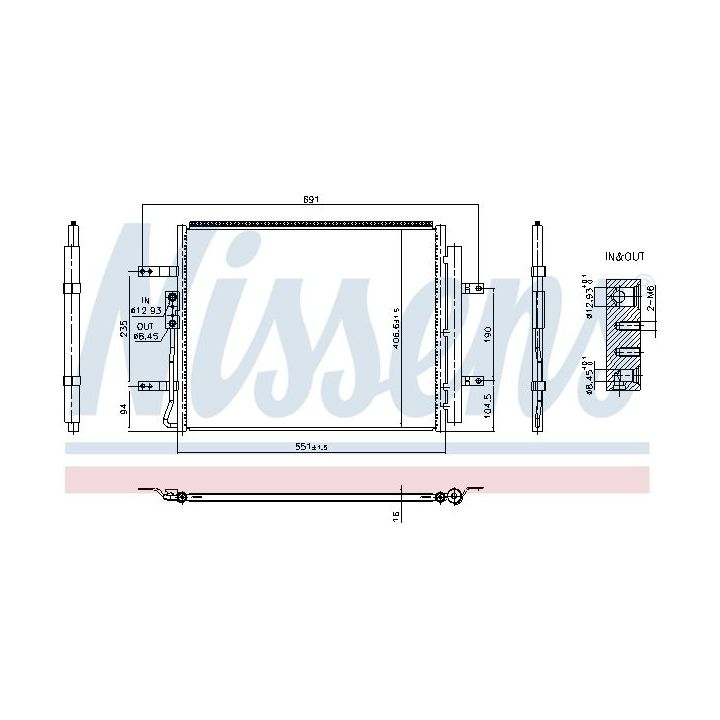 Kondensatorius, oro kondicionierius NISSENS 940985