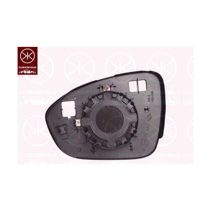 Veidrodėlio stiklas, išorinis veidrodėlis KLOKKERHOLM 13061062