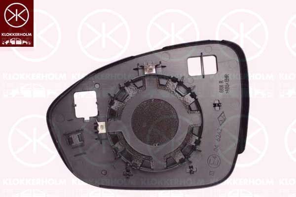 Veidrodėlio stiklas, išorinis veidrodėlis KLOKKERHOLM 13061062