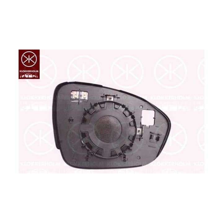 Veidrodėlio stiklas, išorinis veidrodėlis KLOKKERHOLM 13061063