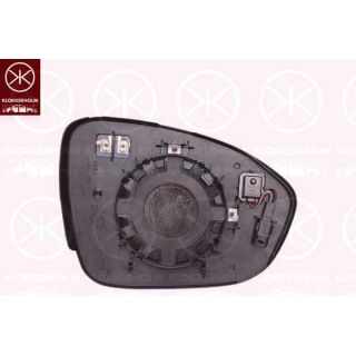 Veidrodėlio stiklas, išorinis veidrodėlis KLOKKERHOLM 13061065