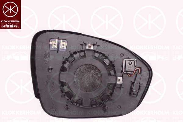 Veidrodėlio stiklas, išorinis veidrodėlis KLOKKERHOLM 13061065