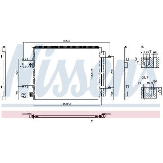 Kondensatorius, oro kondicionierius NISSENS 941004