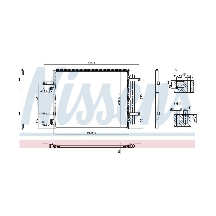 Kondensatorius, oro kondicionierius NISSENS 941004