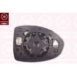 Veidrodėlio stiklas, išorinis veidrodėlis KLOKKERHOLM 20101061