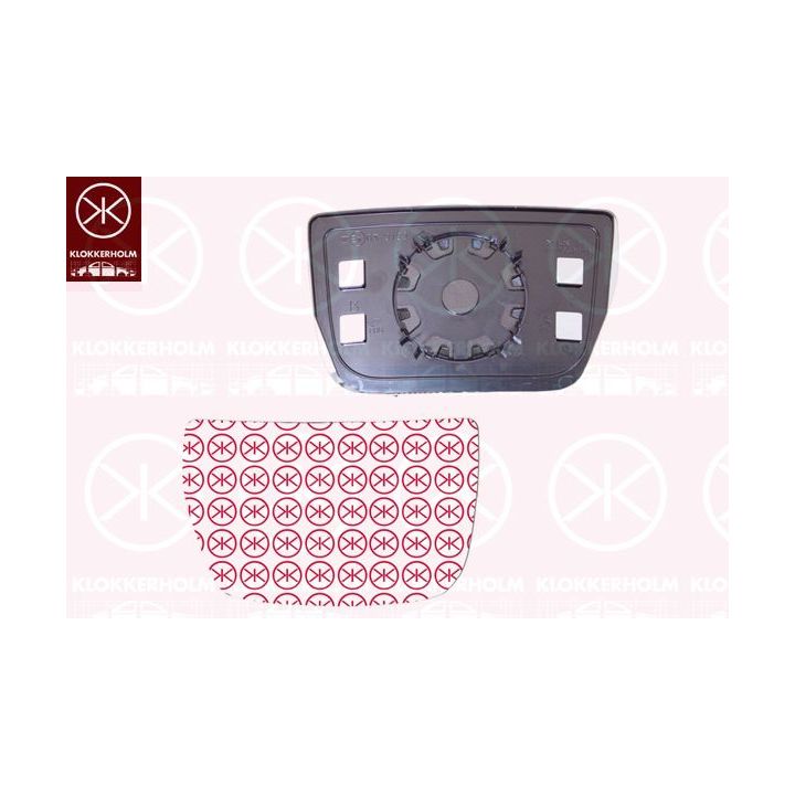Veidrodėlio stiklas, išorinis veidrodėlis KLOKKERHOLM 30811066