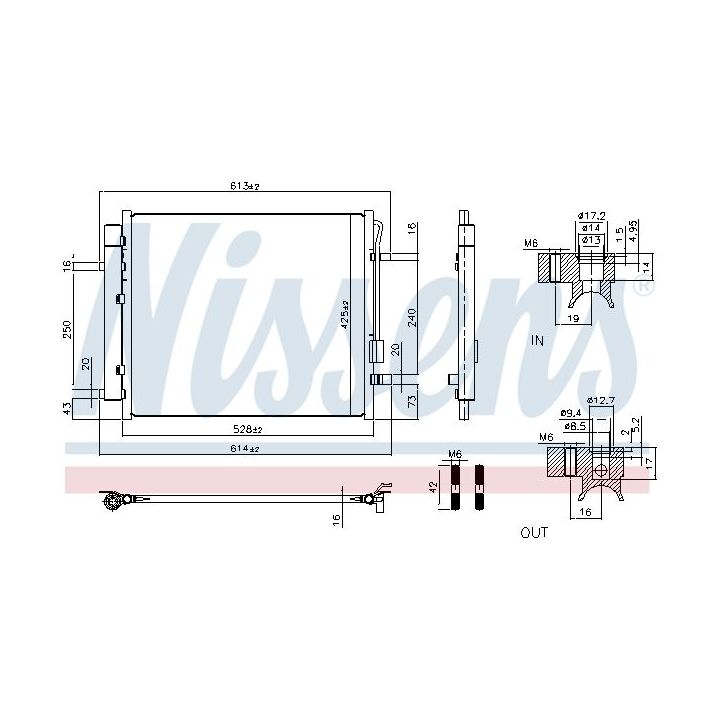 Kondensatorius, oro kondicionierius NISSENS 941028