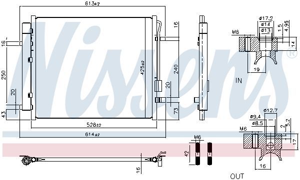 Kondensatorius, oro kondicionierius NISSENS 941028