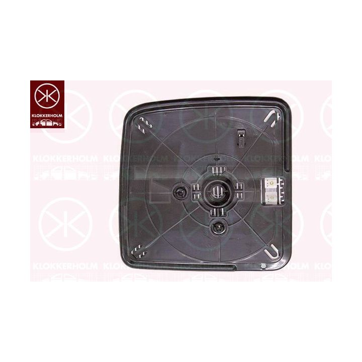 Veidrodėlio stiklas, išorinis veidrodėlis KLOKKERHOLM 68421062