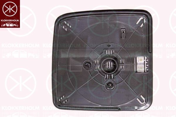 Veidrodėlio stiklas, išorinis veidrodėlis KLOKKERHOLM 68421062