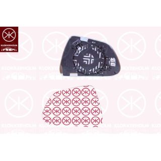 Veidrodėlio stiklas, išorinis veidrodėlis KLOKKERHOLM 78021062