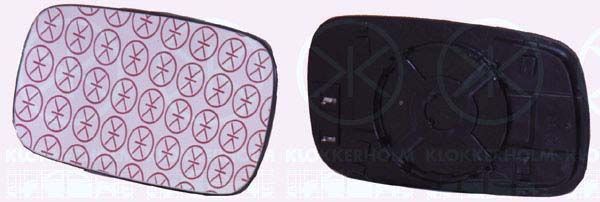 Veidrodėlio stiklas, išorinis veidrodėlis KLOKKERHOLM 95371065