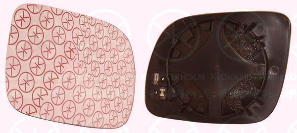 Veidrodėlio stiklas, išorinis veidrodėlis KLOKKERHOLM 95391062