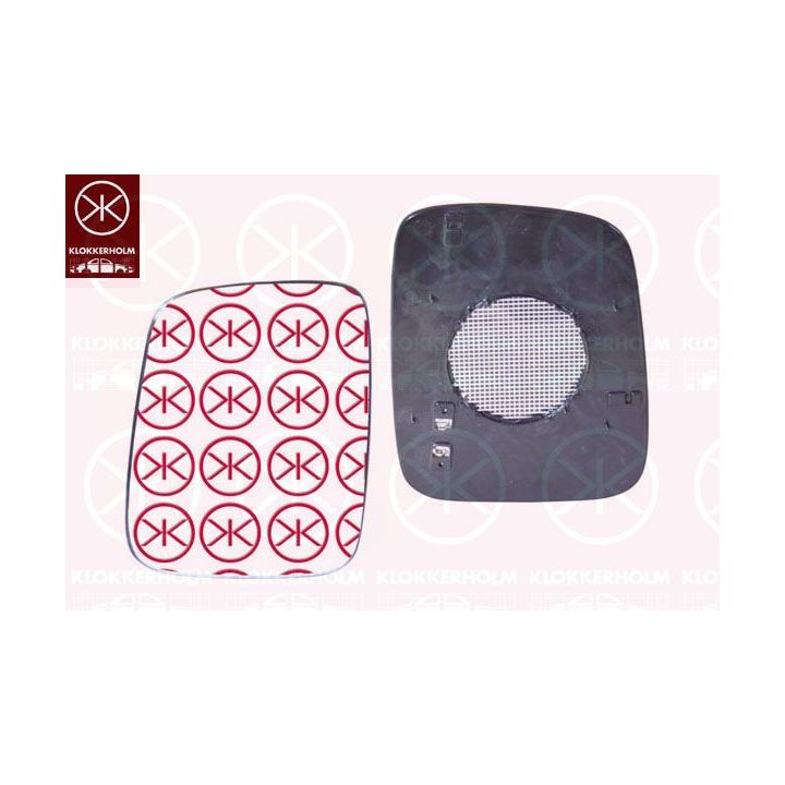 Veidrodėlio stiklas, išorinis veidrodėlis KLOKKERHOLM 95581067