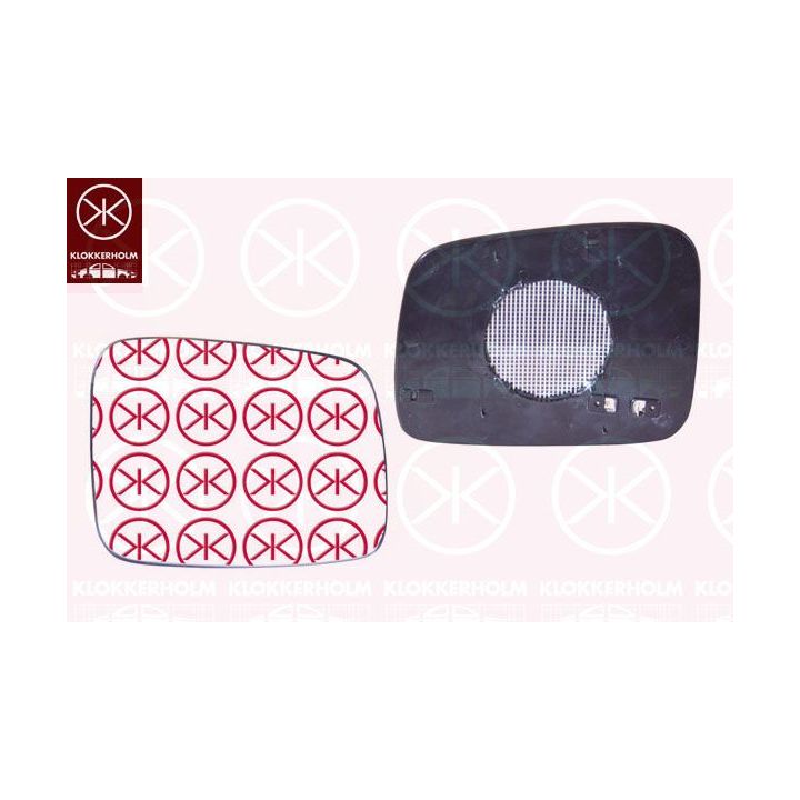 Veidrodėlio stiklas, išorinis veidrodėlis KLOKKERHOLM 95581068