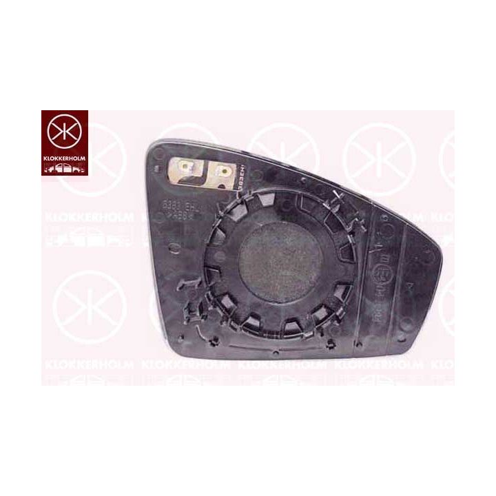 Veidrodėlio stiklas, išorinis veidrodėlis KLOKKERHOLM 95631062