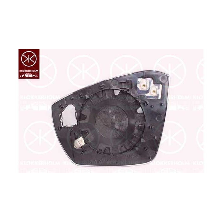 Veidrodėlio stiklas, išorinis veidrodėlis KLOKKERHOLM 95661062