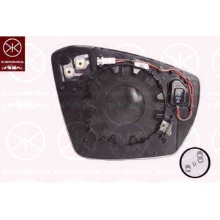 Veidrodėlio stiklas, išorinis veidrodėlis KLOKKERHOLM 95661063