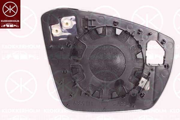 Veidrodėlio stiklas, išorinis veidrodėlis KLOKKERHOLM 95661068