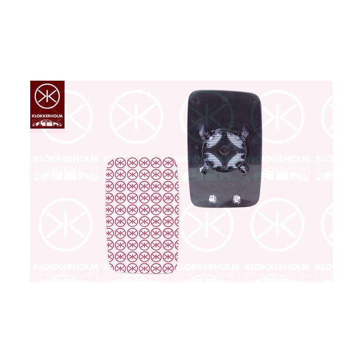 Veidrodėlio stiklas, išorinis veidrodėlis KLOKKERHOLM 95681070