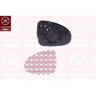 Veidrodėlio stiklas, išorinis veidrodėlis KLOKKERHOLM 95851064