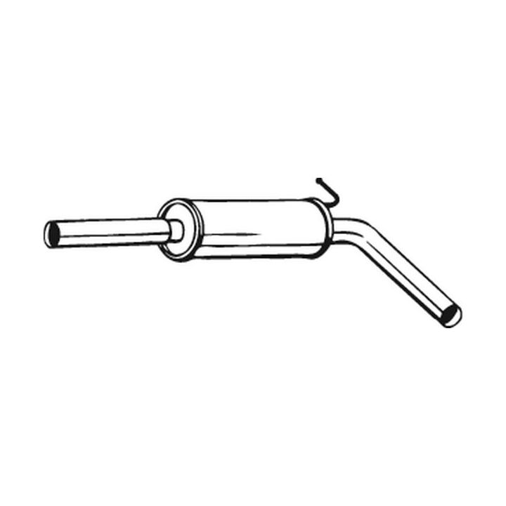 Vidurinis duslintuvas KLOKKERHOLM 233-783